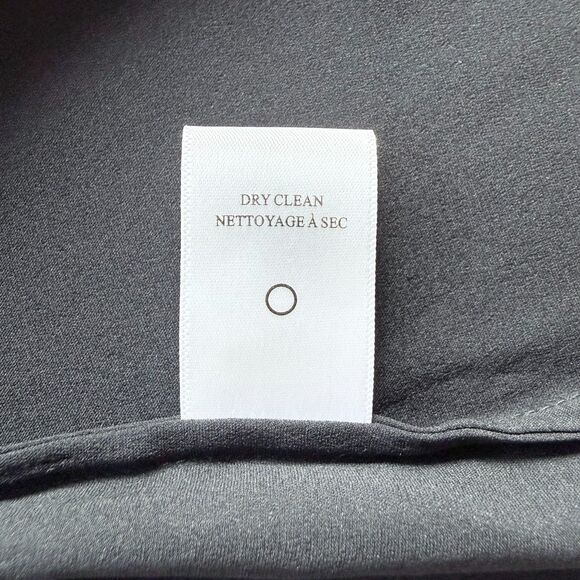 NWOT A.L.C. Willow Cold Shoulder Ruffle Sleeve Silk Crepe Blouse in Black Size 6 - Picture 12 of 14